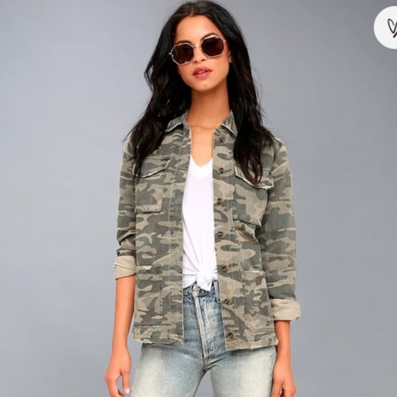 Lulus Jackets & Blazers - Lulu's Camo Print Jacket
